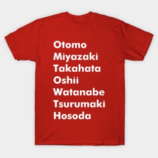 Anime Directors T-Shirt